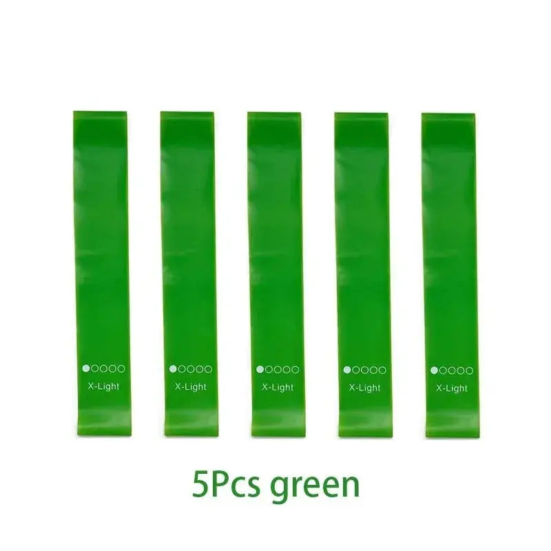 5 Levels Portable Fitness Workout Equipment Rubber Resistance Bands Yoga Gym Elastic Strength Pilates Crossfit  Weight Sports