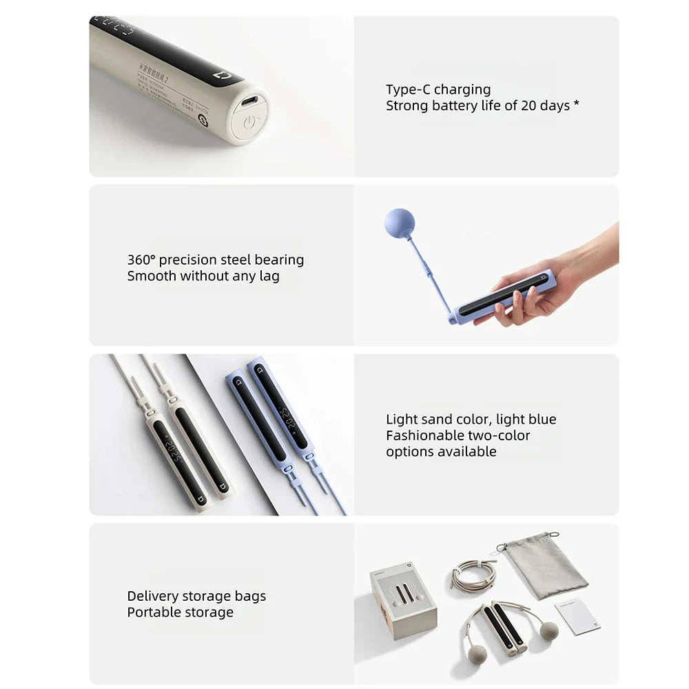 corde a sauter connecter