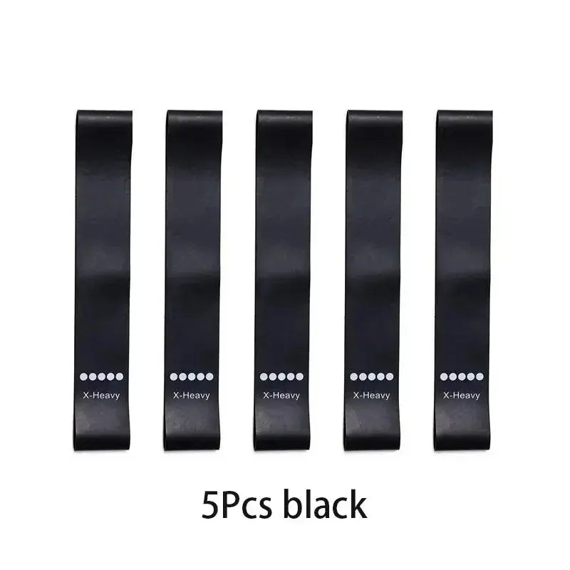 5 Levels Portable Fitness Workout Equipment Rubber Resistance Bands Yoga Gym Elastic Strength Pilates Crossfit  Weight Sports
