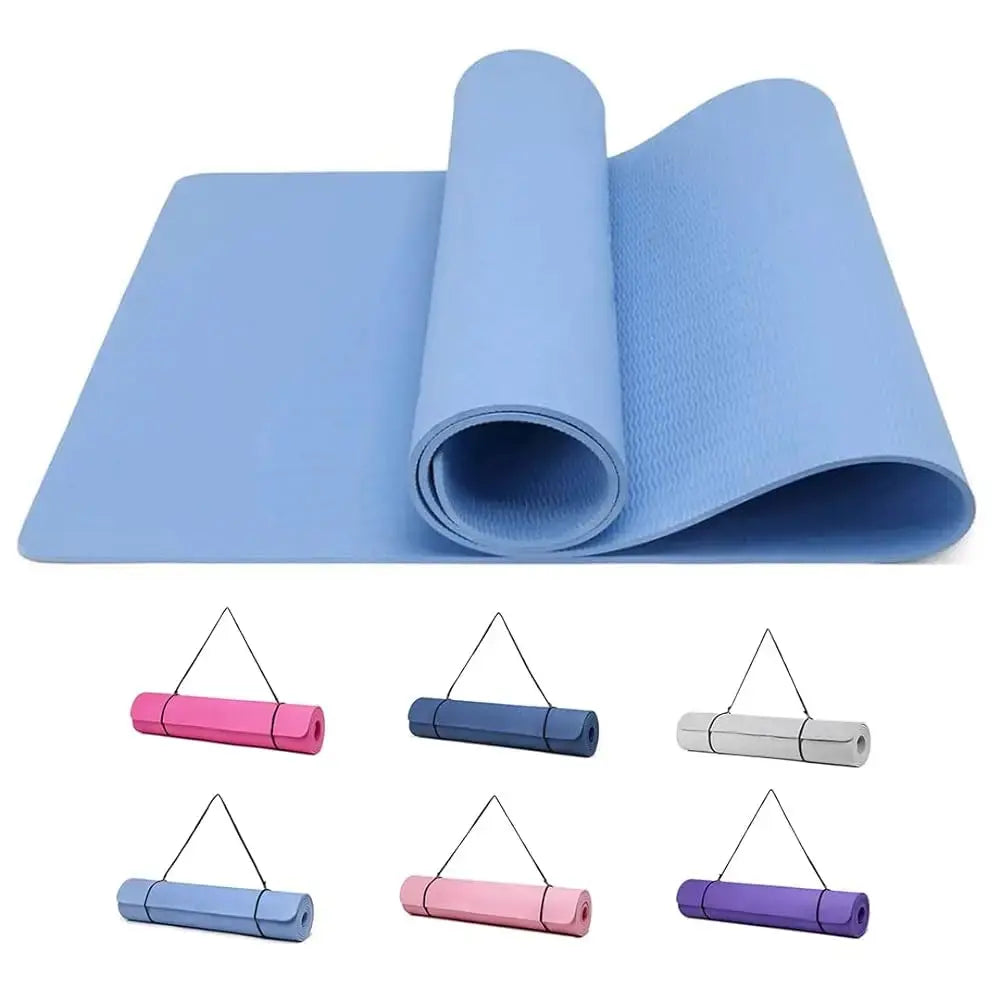 tapis de yoga colorés et confortable