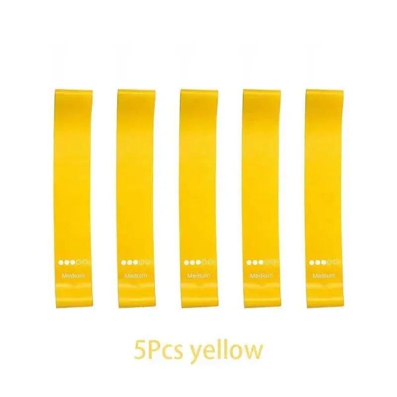 5 Levels Portable Fitness Workout Equipment Rubber Resistance Bands Yoga Gym Elastic Strength Pilates Crossfit  Weight Sports