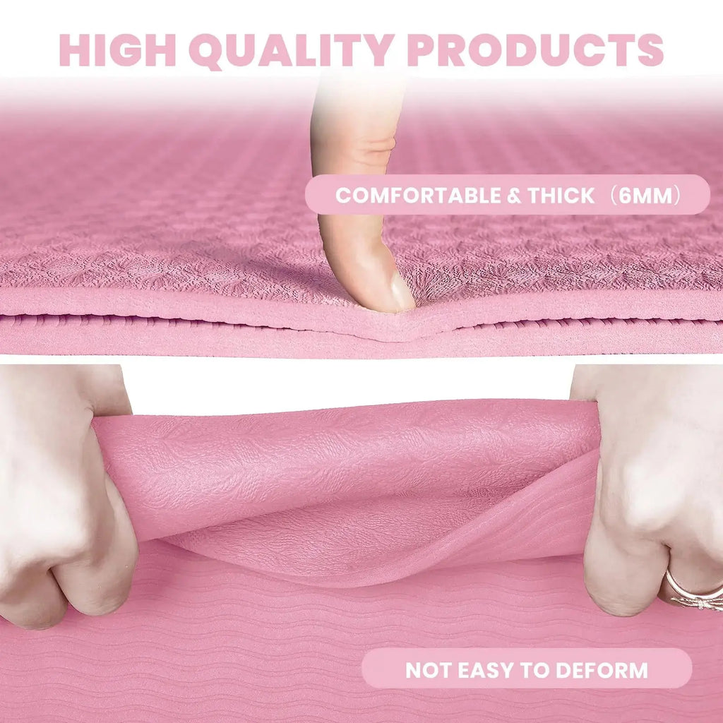 tapis de yoga colorés et confortable Qualicourt