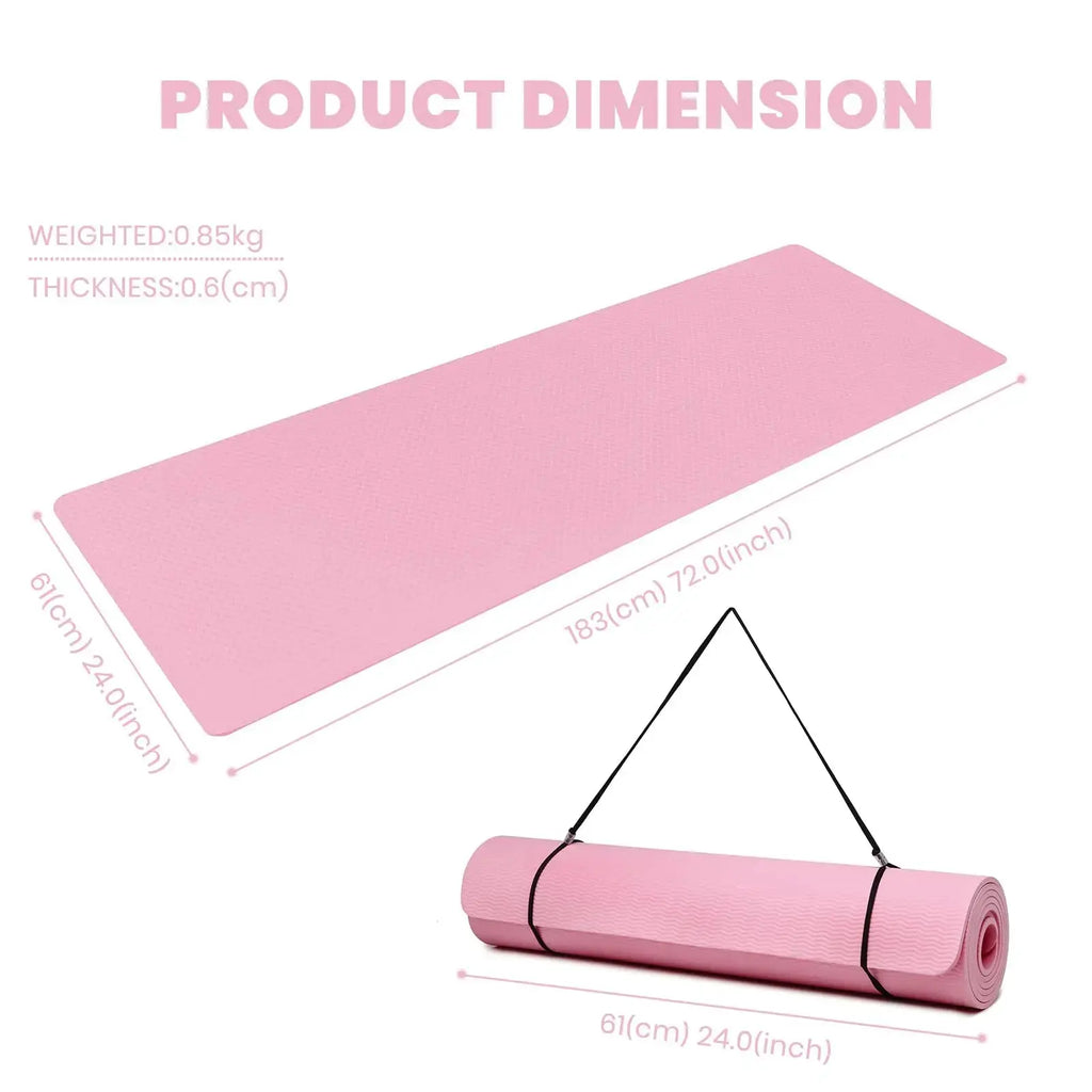 tapis de yoga colorés et confortable Qualicourt