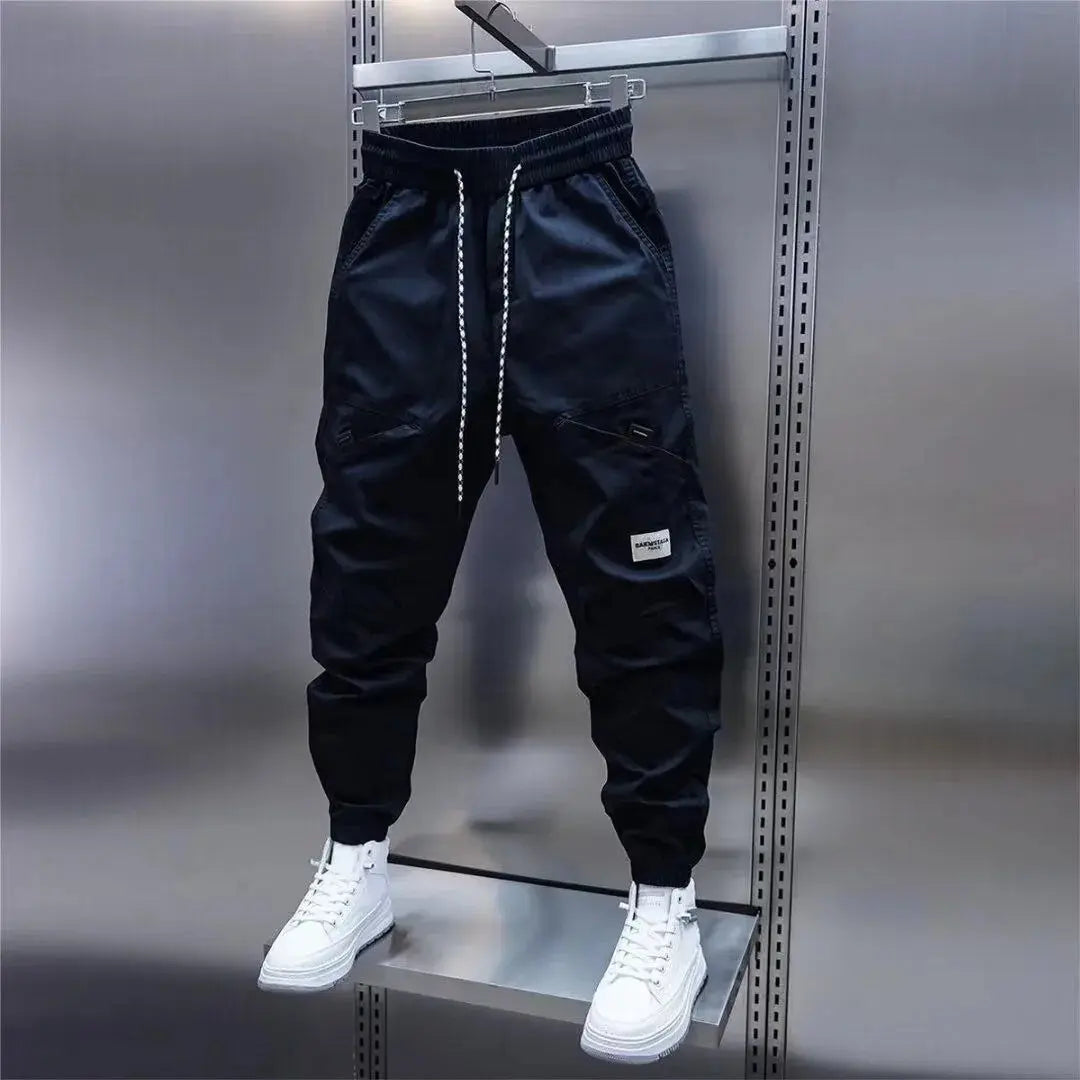 2025 New Men Joggers Autumn Sweatpants Spring Drawstring Casual Pants Workout Running Cotton Sports Trousers Men Clothing