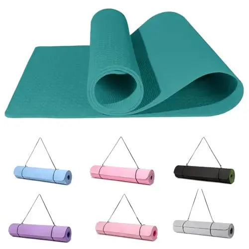 tapis de yoga colorés et confortable