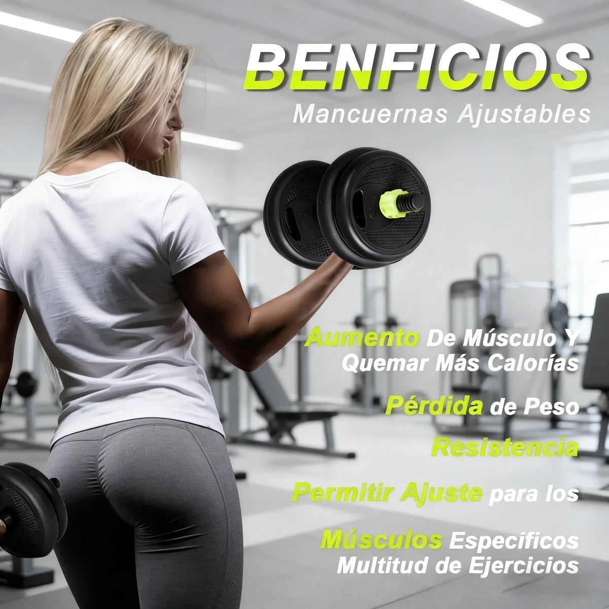 Adjustable Dumbbell Set (10kg-40kg) - Adjustable Weights Set for Weight Training and Strength Training-Connecting Bar, Home Gym